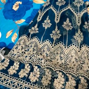 Blue Colour Lehenga