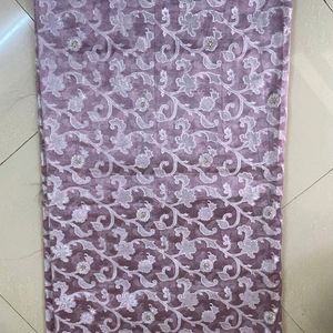 Embroided Lavender Color Beautiful Saree