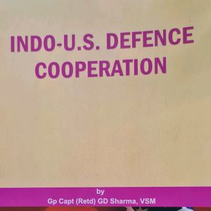 Book 'Indo-U.S. Defence Cooperation' - Capt Sharma