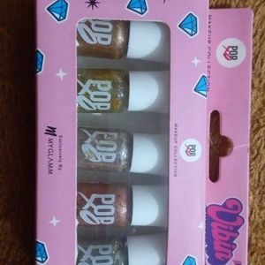 Popxo Mini Nail Paint And Min Lipstick Set