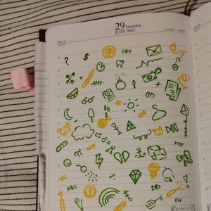 aesthetic doodle sheet for journal