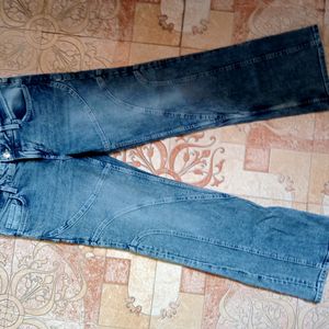 H&M Flared Low Waist Jeans