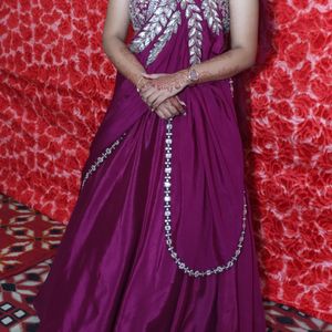 Heavy Flare Lehenga Choli With Attatched Cancan