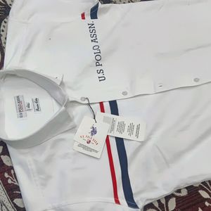 Us Polo Assn White Shirt