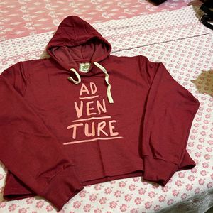 Campus Sutra Women Hooded Sweatshirt Size XL