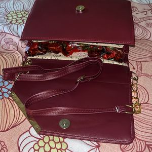 Stylish Women Hand Bag With 4 Compartment Girls