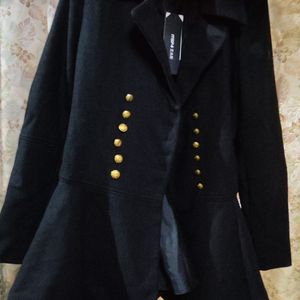 Coller Double Breasted Coat