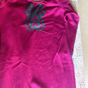 Purple Woollen Kurti