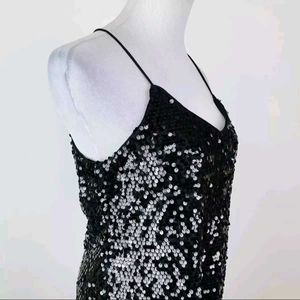 Black Sequin Dress