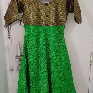 💥🆕️ Brocade-Brasso Anarkali Kurti