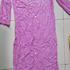 Baby PINK colour Kurti