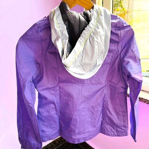 Max fog purple hooded jacket