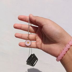 Combo Of Pink Bracelet And Necklace