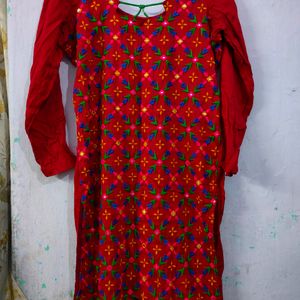 Chunri Threadwork Suit Set