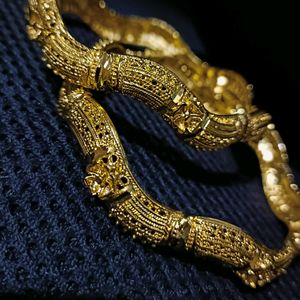 Kundan Gold Plated Bangles For Women