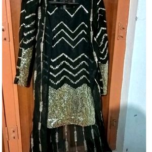 New 3 Piece Kurti Jacket Sharara