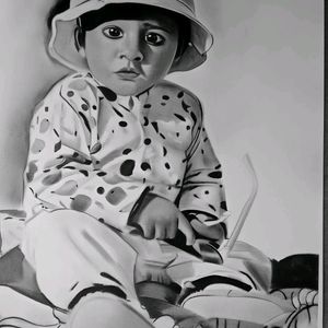 Baby Portrait Art Work