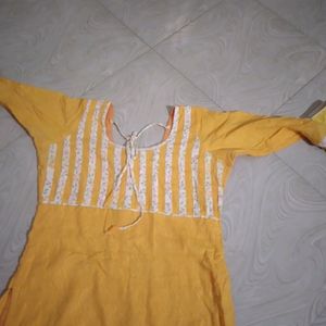 Two Yellow Kurti Combo