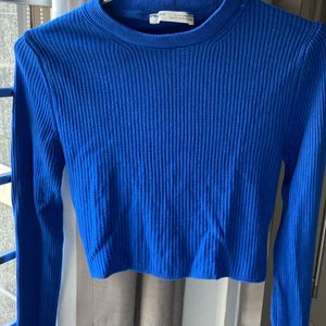 Pull & Bear Ribbed Crop Top