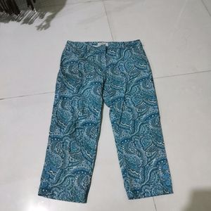 Blue Print Capri Pant