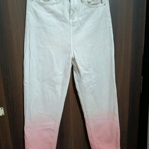 Pink 🩷 Tie Dye Baggy Jeans For Girls