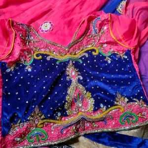 Rani Pink Lehenga For 14 To 15 Year Old Girls