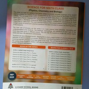 OSWAAL BOOKS  CHEMISTRY, BIOLOGY CLASS 9