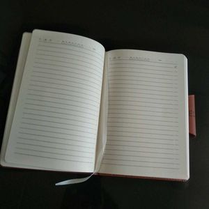 Diary With Leather Cover