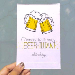 Handmade Father's Day Card 🍻