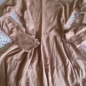 Cute Cottage Girl Core🎀 Brown Dress