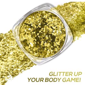 Renee Stars Gold Face & Body Glitter