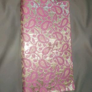 Women's Clutches Colour Is Golden And Hot Pink