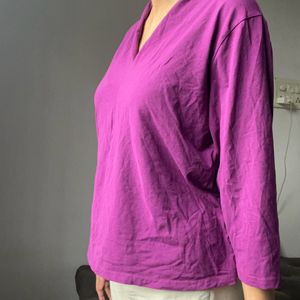 Korean Soft Purple Top