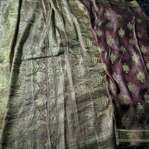 Pure Silk Himroo Banarasi