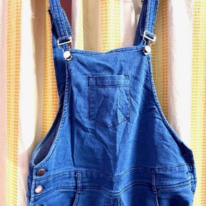 Blue Denim Dungarees