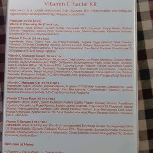 vitamin c facial kit