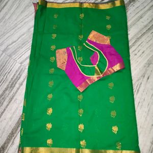 New Cotton Silk Pattu Saree