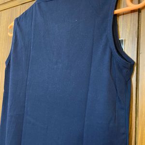 Sleeveless Top By Max | Navy Blue