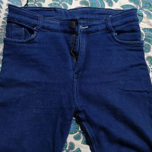 New Highwaist Single Button Jeans