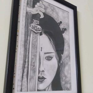 Beautiful Mulan Sketch