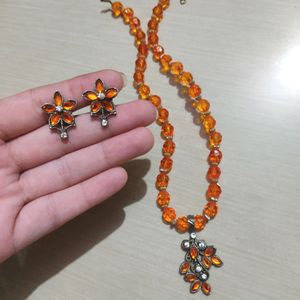 Orange Jewel Set