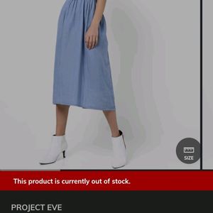 PROJECT EVEA-line Midi Dress with Tie-Up...