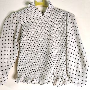 🖤SALE🖤 Korean Polka Dot Top