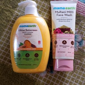 Face Wash & Sunscreen Body Lotion