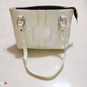 Genuine leather hand bag