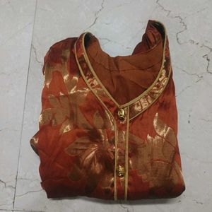 Rust Kurta