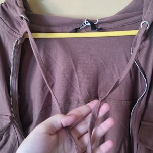 Brown Crop Jacket