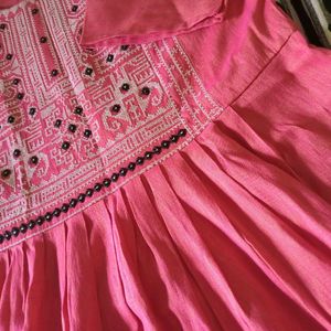 Double Color Kurti