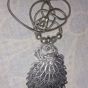 Peacock Necklace. Only 1 Time Used