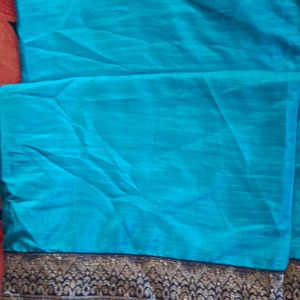 Today Offer! Sky Blue New Look Saree